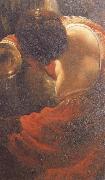 Rembrandt van rijn Detail of write on the wall oil painting reproduction